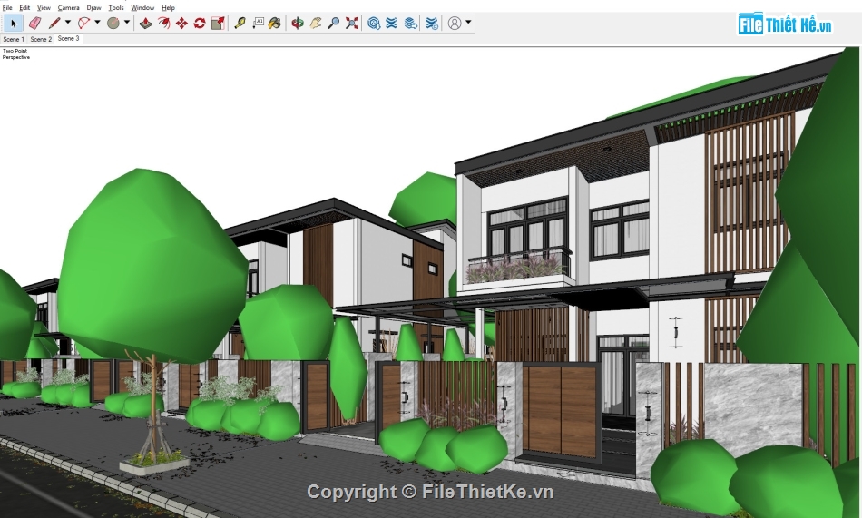 Nhà 2 tầng file sketchup,File sketchup Nhà phố 2 tầng,Nhà phố 2 tầng file sketchup,file sketchup nhà phố 2 tầng,Sketchup nhà phố 2 tầng,Sketchup nhà phố 2 tầng 8.5x12m